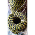 Yellow and Black Color Tiger PP Rope for Packing